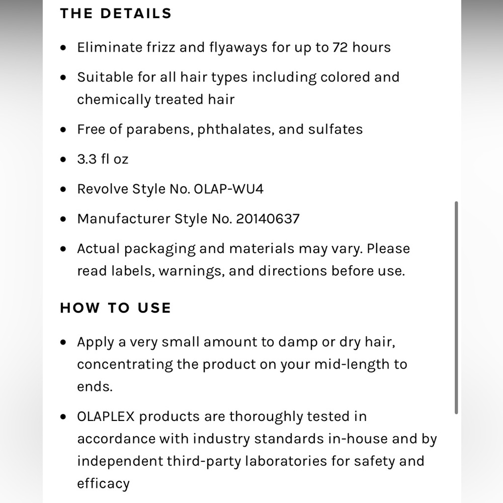 Olaplex No 6 Bond Smoother - Picture 5 of 8